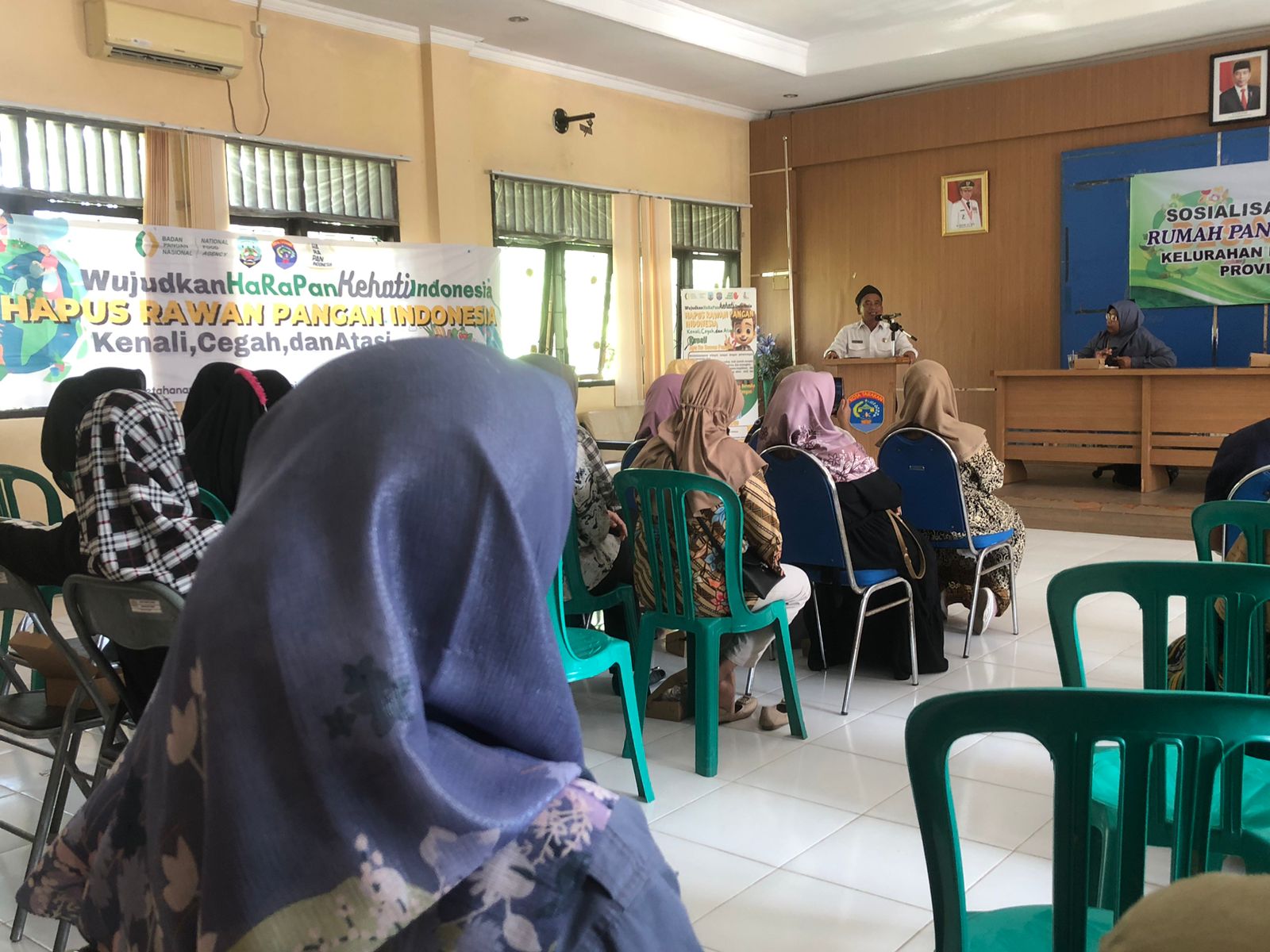 SOSIALISASI : DPKP Kaltara melakukan sosialisasi Rumah Pangan B2SA di Kelurahan Mamburungan, Kota Tarakan.