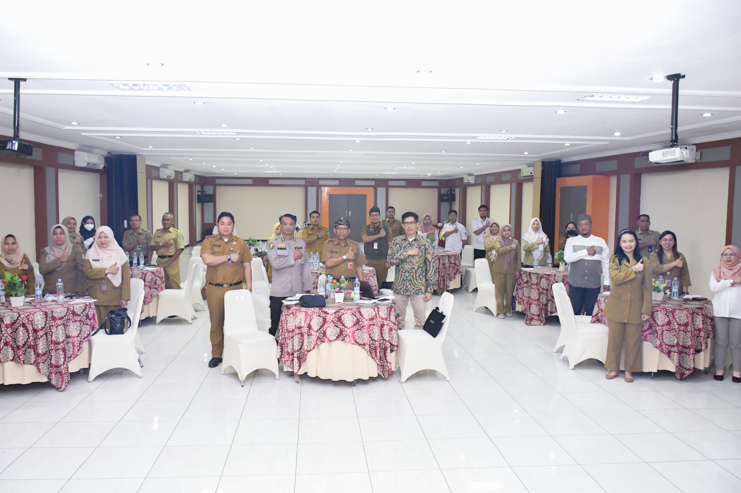 WORKSHOP : Kepala Dinkes Kaltara, Usman workshop penyebaran informasi Inactivated Poliovirus Vaccine dosis kedua (IPV2) yang diperuntukkan untuk jurnalis dan lintas sektor tingkat provinsi, Senin (5/8).