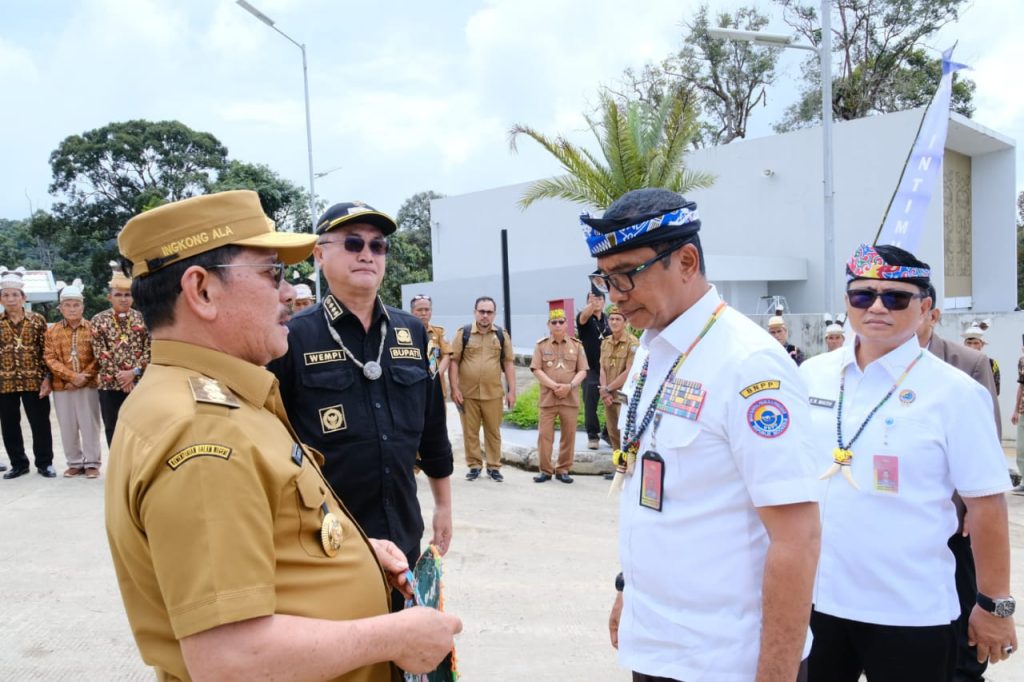 APRESIASI : Wagub Kaltara, Ingkong Ala, SE, M.Si mengapresiasi kunjungan BNPP RI ke perbatasan Kaltara. 