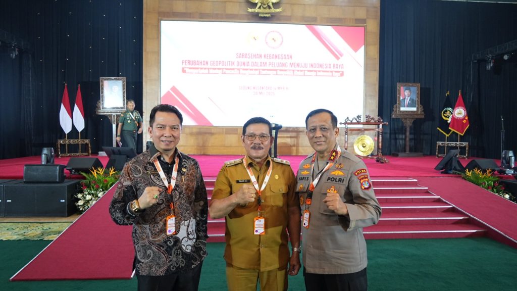 SARASEHAN : Wakil Gubernur (Wagub) Kalimantan Utara (Kaltara) Ingkong Ala, S.E., M.Si., menghadiri Sarasehan Kebangsaan Perubahan Geopolitika Dunia Dalam Peluang Menuju Indonesia Raya, di Gedung Nusantara IV MPR RI, Senayan, Jakarta, Selasa (20/5). 