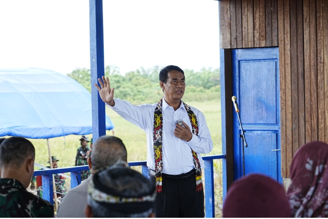 KE KALTARA : Mentan Andi Amran Sulaiman berkunjung ke Kaltara, Kamis (8/5).