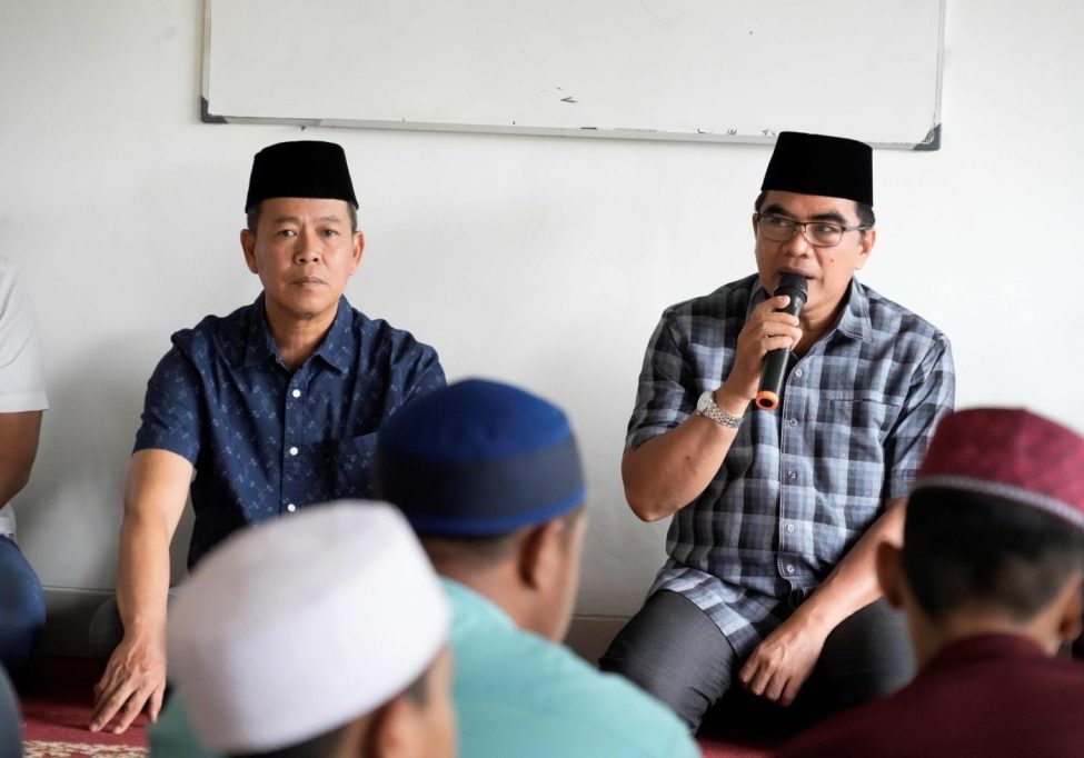 BERIKAN MOTIVASI : Sekda Provinsi Kaltara, Dr. H. Suriansyah, M.AP memberikan motivasi kepada peserta MTA Nasional XXX Tahun 2024 di Komplek Masjid Cheng Ho, Gunung Kalua, Kota Samarinda, Ahad (8/9).