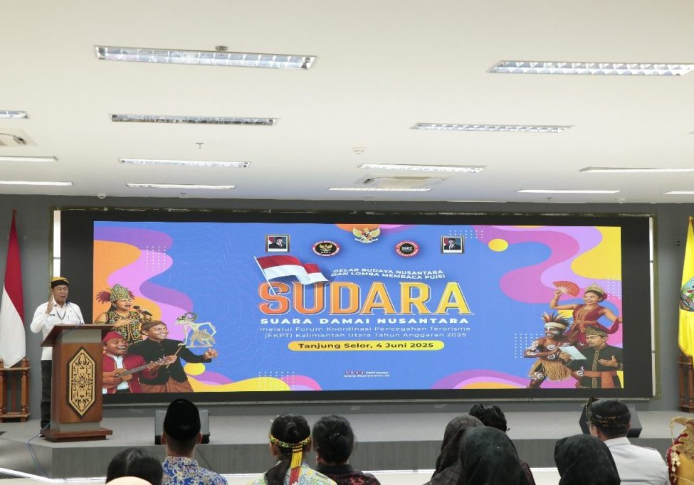 KOLABORASI : Pemprov Kaltaa berkolabrasi dengan FPT dan BNPT menggelar Lomba Gelar Budaya dan Membaca Puisi, Rabu (4/6).