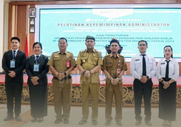 Pjs Bupati Malinau Pollymaart hadiri pembukaan PKA  dan penutupan orientasi PPPK yang dilaksanakan oleh kepala BPSDM Kaltara H. Rohadi,. SE.  M.AP (7/10).